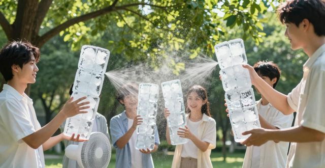 大冰块降温方法_南京栖霞夏季防暑降温大冰块_大冰块户外活动使用时长